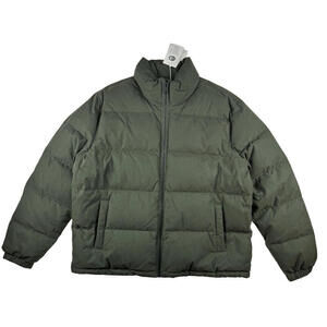 Hudson North Down Puffer Jacket Green Size XL